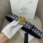 ceinture versace homme cuir medusa printed leather logo Ceinture wide 40mm 2905